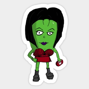 Pepirella from The Nightshades Goth Vegetable Family Sticker